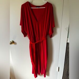Tommy Hilfiger Vibrant Red Dress 20w